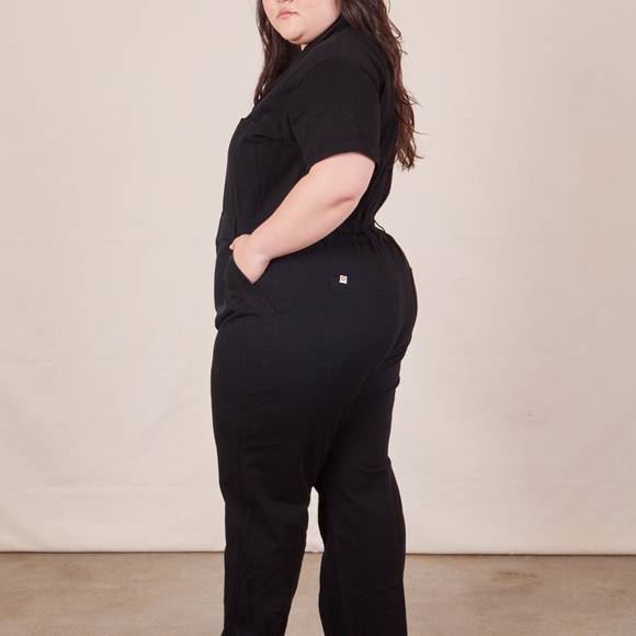 Big Bud Press Short Sleeve Jumpsuit – Basic Black - Picture 6 of 6